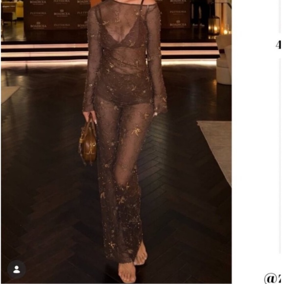 ZARA DRAPED TULLE TOP WITH BEADED EMBROIDERY - Picture 3 of 12